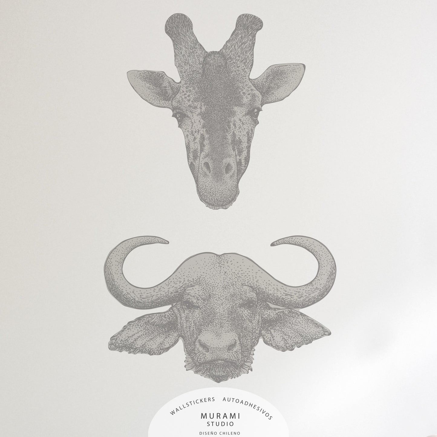 Jirafa & Búfalo